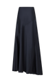 Asymmetrical Maxi Skirt in Silk