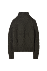 Cable Turtleneck in Cashmere