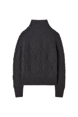 Cable Turtleneck in Cashmere