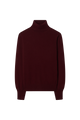 Balloon Sleeve Turtleneck in Cashmere