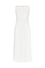 Boat Neck Dress in Boucle