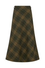 Country Maxi Skirt in Wool Tweed