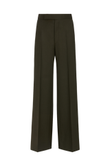 Straight Leg Trouser in Wool Twill
