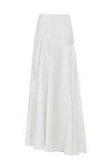 Asymmetrical Maxi Skirt in Silk