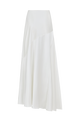 Asymmetrical Maxi Skirt in Silk