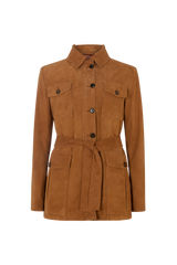 Safari Jacket in Suede