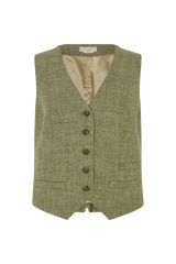 Fitted Waistcoat in Linen