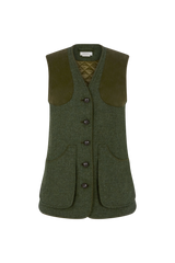 Country Waistcoat in Wool Tweed