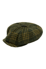 Baker Boy Hat in Wool Check