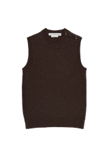 Knitted Vest in Cashmere