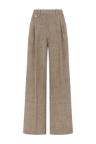 Wide Leg Trouser in Linen