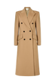 Long Double Breasted Coat in Wool