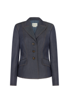 Savile Jacket in Gabardine Denim