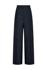 Straight Leg Trouser in Denim