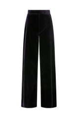 Straight Leg Trouser in Velvet