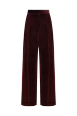 Straight Leg Trouser in Velvet