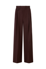 Wide Leg Trouser in Prince of Wales Check