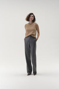 Straight Leg Trouser in Wool