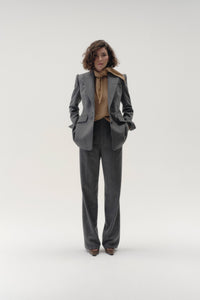 Straight Leg Trouser in Wool