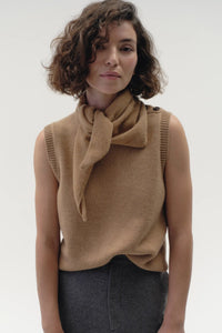 Knitted Vest in Cashmere