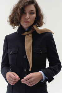 Travel Jacket in Herringbone