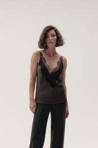 Lace Cami in Silk