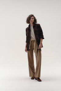 Travel Jacket in Suede