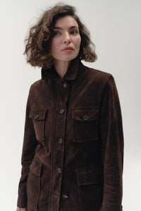 Travel Jacket in Suede