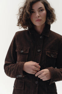Travel Jacket in Suede