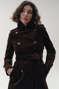 Trench Coat in Corduroy