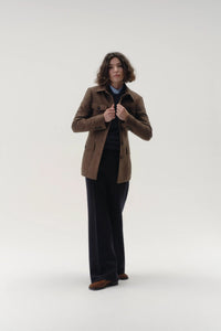 Travel Jacket in Herringbone