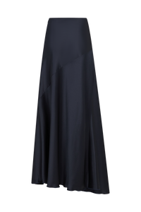 Asymmetrical Maxi Skirt in Silk