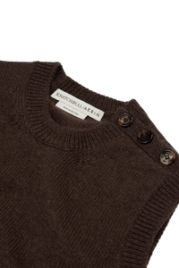 Knitted Vest in Cashmere