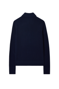 Ribbed Polo in Merino