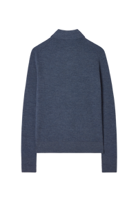 Ribbed Polo in Merino