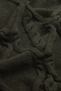 Cable Turtleneck in Cashmere