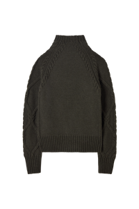 Cable Turtleneck in Cashmere