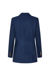 Single Breasted Jacket in Hopsack Mesh