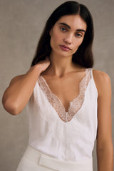Lace Cami in Silk