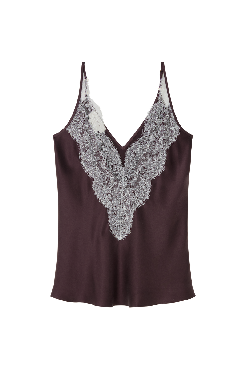 Lace Cami in Silk