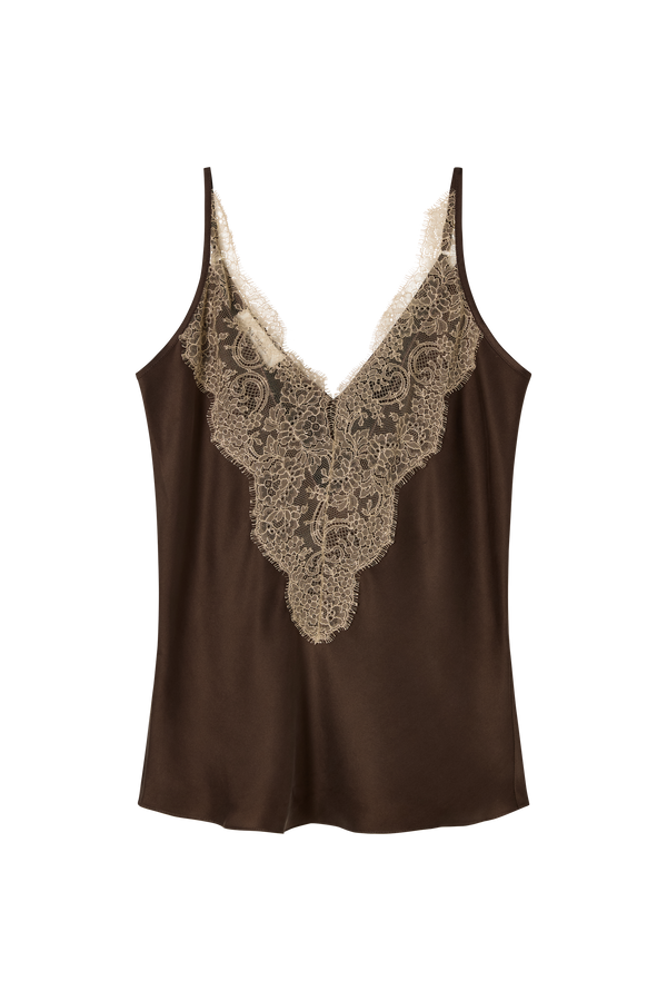 Lace Cami in Silk