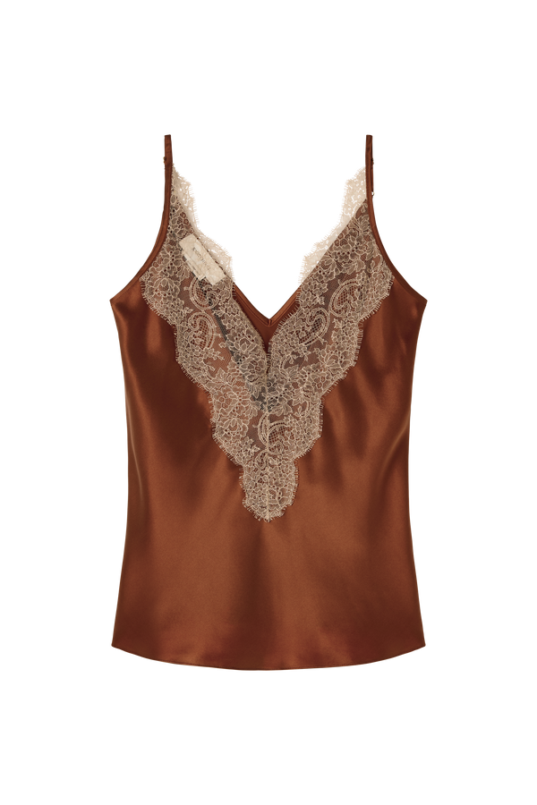 Lace Cami in Silk