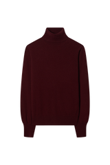 Balloon Sleeve Turtleneck in Cashmere