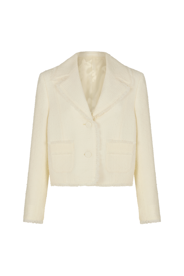 Cropped Jacket in Boucle