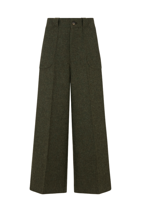 Country Culotte in Wool Tweed