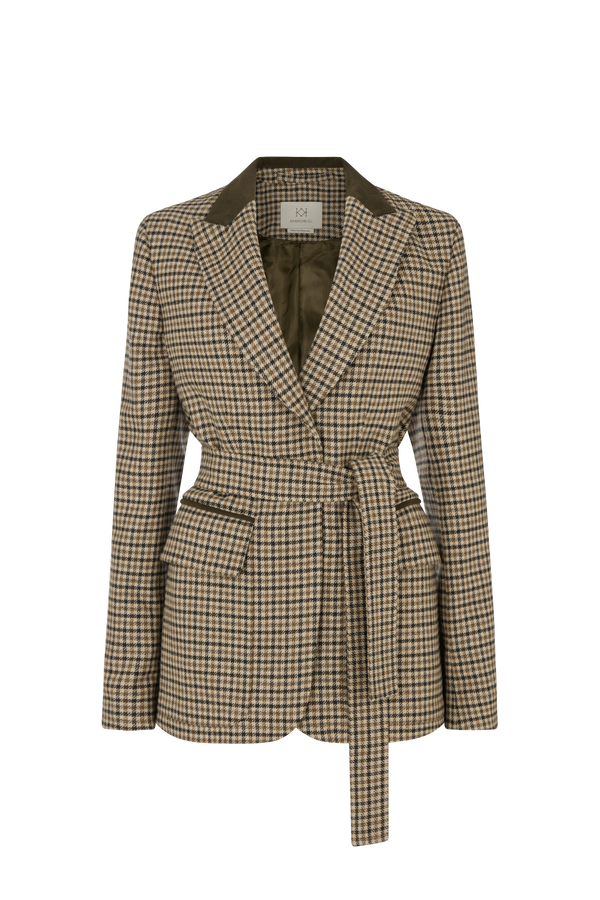 Country Jacket in Wool Check