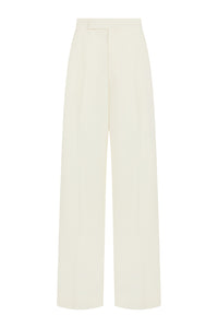 Straight Leg Trouser in Crepe