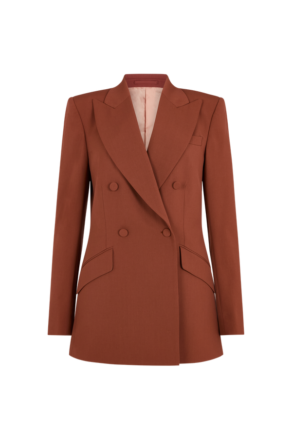 Double Breasted Jacket in Wool