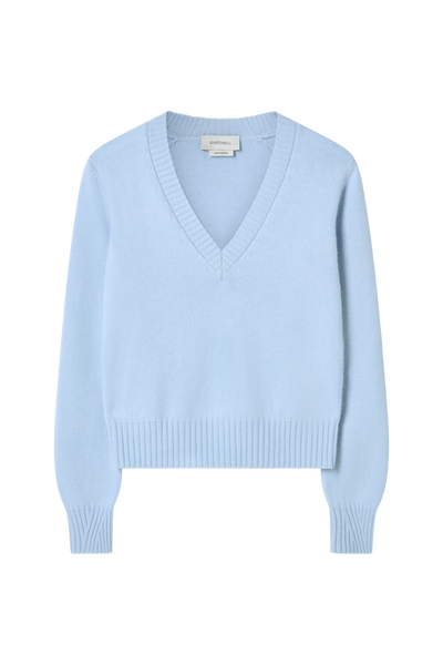 V-Neck Jumper in Cashmere