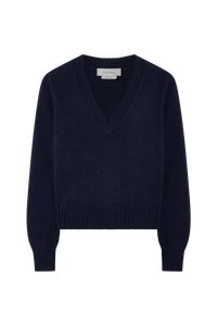 V-Neck Jumper in Cashmere